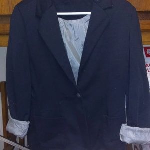 Navy blue blazer